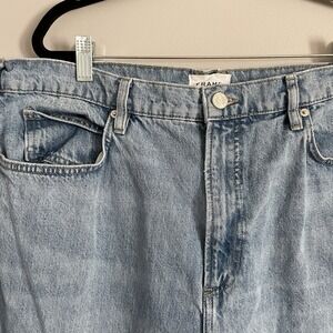 Frame Women's Jeans High Rise Zona Straight Denim Size 34